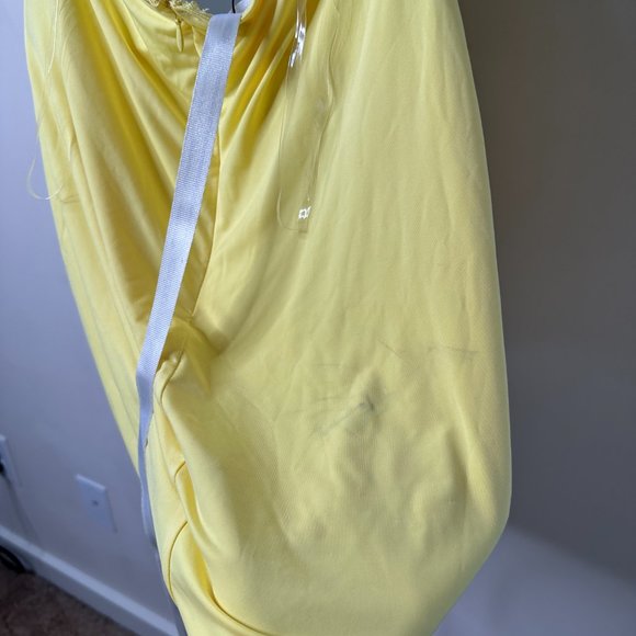 Mistress Rocks 'DANGER ZONE' Sherbet Lemon Mini Dress Women's Large NEW - Picture 8 of 9